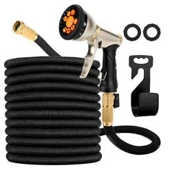 Garden Hose Expandable, Leakproof Lightweight, Retractable Collapsible Water Hose With 9 Function Zinc Spray Hose Nozzleā¦