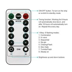 Fatpoom LED Rope Lights Battery Operated String Lights 40Ft 120 LEDs 8 Modes Outdoor Waterproof Fairy Lights Dimmable… -Garden Supply Store 51XXD0JrEbL