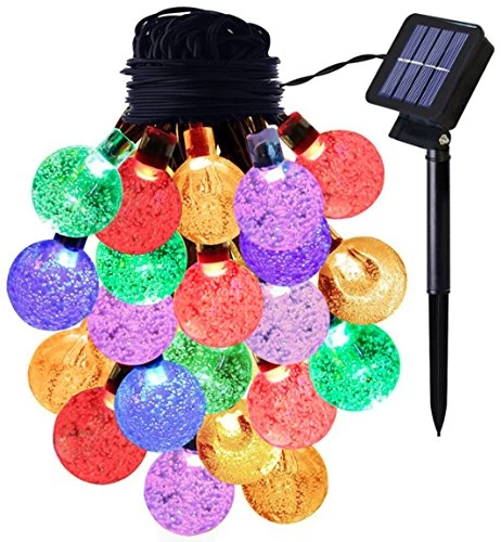 Bulbright Solar String Lights Fairy Lights 20Ft 30 LED Crystal Ball String Lights Starry Lights Globe String Lights For… 1 Bulbright Solar String Lights Fairy Lights 20Ft 30 LED Crystal Ball String Lights Starry Lights Globe String Lights For…