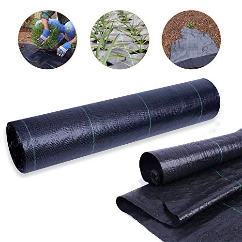 Labworkauto 0575 PP Weed Barrier Fabric Black 3ft300ft 1 Labworkauto 0575 PP Weed Barrier Fabric Black 3ft300ft