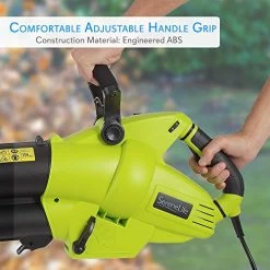 Serene Life Electric Corded Blower Vacuum Shredder-12 Amp Powered Motor 160 MPH 554 CFM Air Volume 3-in-1 Handheld Leaf… -Garden Supply Store 51Y36sisHFL