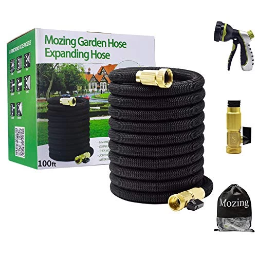 Mozing Expandable Garden Hose 75ft – Anti-Kink Flexible Water Hoses With 8 Function Nozzle And Durable Solid Brass… 1 Mozing Expandable Garden Hose 75ft – Anti-Kink Flexible Water Hoses With 8 Function Nozzle And Durable Solid Brass…