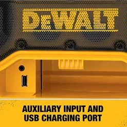 DEWALT 20V MAX* Portable Radio & Battery Charger, Bluetooth (DCR025) -Garden Supply Store 51YL9pqjLAL