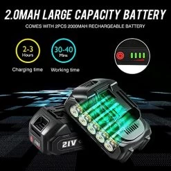 6-inch Cordless Mini Chainsaw, Seesii Handheld Electric Chain Saw With Auto-Oil System 2 Batteries For Wood Cutting… -Garden Supply Store 51ZZxOSscOL