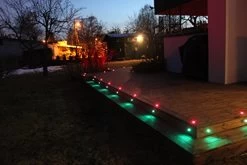 LED Deck Lights KIT (Blue, 1pcs) -Garden Supply Store 51ZdkxSnN7L