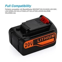Powerextra 6.0Ah 20V MAX Replacement Lithium Battery For Black & Decker LBXR20 LBX20 LST220 LBXR20-OPE LB20 LBX20… 9 Powerextra 6.0Ah 20V MAX Replacement Lithium Battery For Black & Decker LBXR20 LBX20 LST220 LBXR20-OPE LB20 LBX20… -Garden Supply Store 51ZuRxMCSpL
