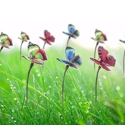 Solar Garden Stake Lights,4 Pack Solar Garden Lights Outdoor,Solar Garden Multi-Color Changing LED Stake Lights… -Garden Supply Store 51aEAGtSH3L