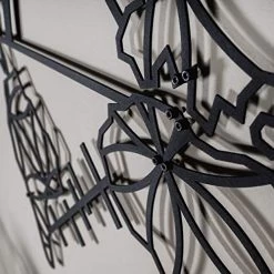 Northshire XL Metal World Map Wall Art 52″x38″ – Compass Wall Decor Modern Wall Hanging For Home Decoration -Garden Supply Store 51aXD5oTAEL