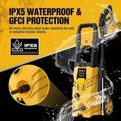 WestForce Electric Pressure Washer, 2800 PSI 1.76 GPM Car Power Washer High Pressure Washer Machine With Spray Gun… 12 WestForce Electric Pressure Washer, 2800 PSI 1.76 GPM Car Power Washer High Pressure Washer Machine With Spray Gun… -Garden Supply Store 51akWno1gUL