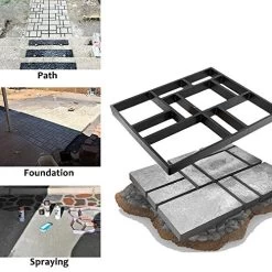 17.5″x15.5″x1.5″ CJGQ Walk Path Maker Reused Concrete Molds Paving DIY Path Garden Yard Patio Mold (10-Grid) 12 17.5″x15.5″x1.5″ CJGQ Walk Path Maker Reused Concrete Molds Paving DIY Path Garden Yard Patio Mold (10-Grid) -Garden Supply Store 51b g5C2BfaL