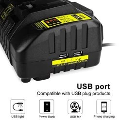 Energup DCB104 Replacement Charger For Dewalt 12V/Dewalt 20V Max 4-Port Li-Ion Fast Charger DCB102 DCB102BP DCB104… 9 Energup DCB104 Replacement Charger For Dewalt 12V/Dewalt 20V Max 4-Port Li-Ion Fast Charger DCB102 DCB102BP DCB104… -Garden Supply Store 51ba02ijrGL
