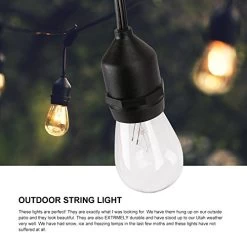 Addlon 96 FT (2x48FT) Outdoor String Lights Commercial Grade Strand 32 Edison Vintage Bulbs 30 Hanging Sockets, UL… 11 Addlon 96 FT (2x48FT) Outdoor String Lights Commercial Grade Strand 32 Edison Vintage Bulbs 30 Hanging Sockets, UL… -Garden Supply Store 51bcWVHreEL