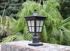 Kemeco ST4311AQ LED Cast Aluminum Solar Post Light Fixture With 3-Inch Fitter Base For Outdoor Garden Post Pole Mount 10 Kemeco ST4311AQ LED Cast Aluminum Solar Post Light Fixture With 3-Inch Fitter Base For Outdoor Garden Post Pole Mount -Garden Supply Store 51bmTDEPT2L