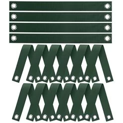Gabrella 16pcs Tree Straps, Nylon Tree Straightening Ties Reinforced Straps, Strong Rope For Plant Fix, Suitable For Young Tree, Newky Planted Saplings And Hurricane Protection, 16 Inch