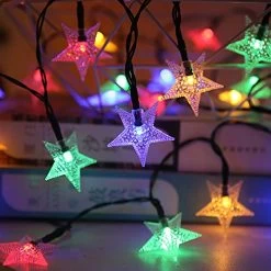 Solar String Lights Outdoor Solar Powered With Waterproof 8 Modes 32FT 50 LED Star For Garden Yard Porch Wedding Party… -Garden Supply Store 51c4HXh3F8L