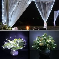 ER CHEN Fairy Lights Plug In, 33Ft/10M 100 LED Starry String Lights Outdoor/Indoor Waterproof Copper Wire Decorative… -Garden Supply Store 51cBtI3iGaL