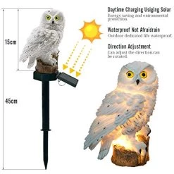 Forart Garden Solar Lights Outdoor, OWL Shape Waterproof LED Decorative Garden Stake Lights For Pathway Walkway Yard… -Garden Supply Store 51cYQaq2BJqL