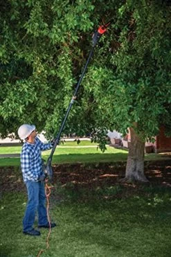 Remington RM8EPS Ranger II 8-Amp Electric 2-in-1 Pole Saw & Chainsaw With Foot Telescoping Shaft And 10-Inch Bar For Tree Trimming And Pruning -Garden Supply Store 51csrK4dzyL