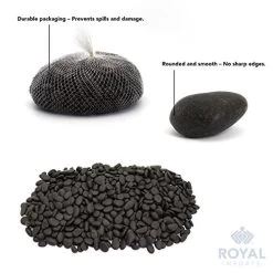 Royal Imports 5LBS River Rocks Decorative Ornamental Pebbles, Garden Landscaping Stones, Natural Gravel Filler For… -Garden Supply Store 51d79siAiCL