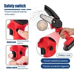 Mini Chainsaw Cordless Battery Powered Chainsaw With 2pcs Battery And 4pcs Chain 4 Inch Handheld Portable Lightweight… -Garden Supply Store 51dJ4NcneOL