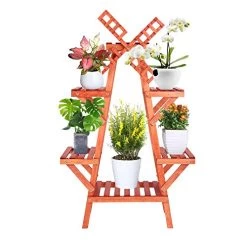 Plant Stand Multi Layer Flower Stand Indoor Outdoor Plant Stand Wood Plant Stands Indoor Plant Shelf Display Plant Rack…