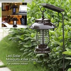 Solar Electronic Mosquito Killer Lamp, Mosquito Killer Light Mosquito Repeller Light Insect Killing Lamp For Gardens… -Garden Supply Store 51dq3XAqjjL