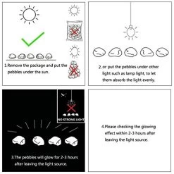 Glow Stones, Glowing In The Dark Pebbles 150pcs For Walkways, Window, Yard Grass, Driveway, Outdoor Decor DIY Decorative… 13 Glow Stones, Glowing In The Dark Pebbles 150pcs For Walkways, Window, Yard Grass, Driveway, Outdoor Decor DIY Decorative… -Garden Supply Store 51dwOL7KCFL