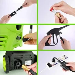WHOLESUN 3000PSI Electric Pressure Washer 2.4GPM Power Washer 1600W High Pressure Cleaner Machine With 4 Nozzles Foam… -Garden Supply Store 51e2j0QhAIL
