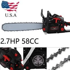 WEGSD Gas Chainsaws 58cc 2-Stroke Gas Powered Chain Saw 20-Inch Chainsaw Chain With Tool Kit For Cutting Forest Wood… -Garden Supply Store 51eR6I6rUmL