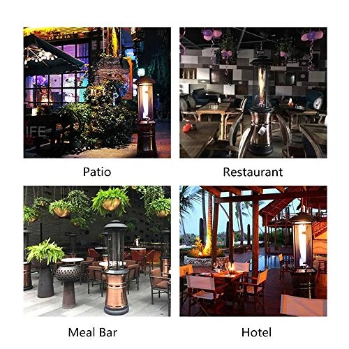 AJH Outdoor Patio Heater, 40000BTU, Propane Heater W/Wheels & Heater Cover, Quick Heating, Commercial/Home, Space Heater… 2 AJH Outdoor Patio Heater, 40000BTU, Propane Heater W/Wheels & Heater Cover, Quick Heating, Commercial/Home, Space Heater… - Image 2