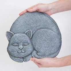Bits And Pieces – Sleeping Cat Stepping Stones – Decorative Garden Stepping Stone – Yard Art -Garden Supply Store 51ezPgoI5fL