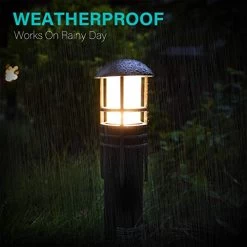 Malibu Aged Iron Collection LED Bollard Pathway Light LED Low Voltage Landscape Lighting Outdoor Bollard Lights For Lawn… -Garden Supply Store 51f0WJavYaL