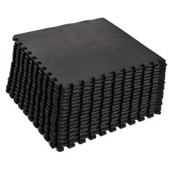 HOMCOM Soft Interlocking Floor Mats Waterproof Exercise Workout Mat Kid Play Mat Gymnastics And Home Gym Protective…