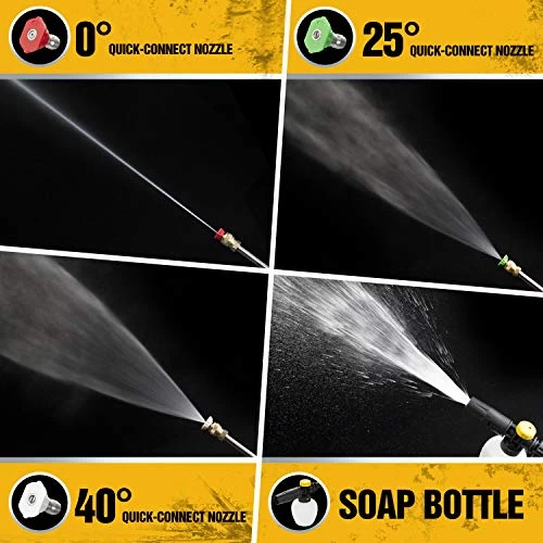 WestForce Electric Pressure Washer, 2800 PSI 1.76 GPM Car Power Washer High Pressure Washer Machine With Spray Gun… 4 WestForce Electric Pressure Washer, 2800 PSI 1.76 GPM Car Power Washer High Pressure Washer Machine With Spray Gun… - Image 4