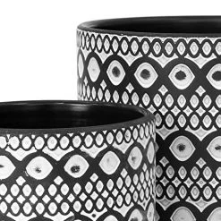 Set Of 2 Planter Pots, 4 Inch & 6 Inch, Modern Design Ceramic Plants Pot With Drainage Hole, Gold/White 10 Set Of 2 Planter Pots, 4 Inch & 6 Inch, Modern Design Ceramic Plants Pot With Drainage Hole, Gold/White -Garden Supply Store 51fwruF4qcL