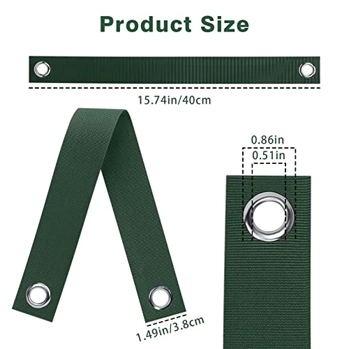 Gabrella 16pcs Tree Straps, Nylon Tree Straightening Ties Reinforced Straps, Strong Rope For Plant Fix, Suitable For Young Tree, Newky Planted Saplings And Hurricane Protection, 16 Inch 4 Gabrella 16pcs Tree Straps, Nylon Tree Straightening Ties Reinforced Straps, Strong Rope For Plant Fix, Suitable For Young Tree, Newky Planted Saplings And Hurricane Protection, 16 Inch - Image 4