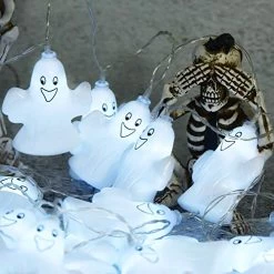 Halloween Decorations Lights, 30LED Spooky Ghost String Lights Battery Operated With Remote Control Perfect For Indoor… -Garden Supply Store 51gGDMhFWeL