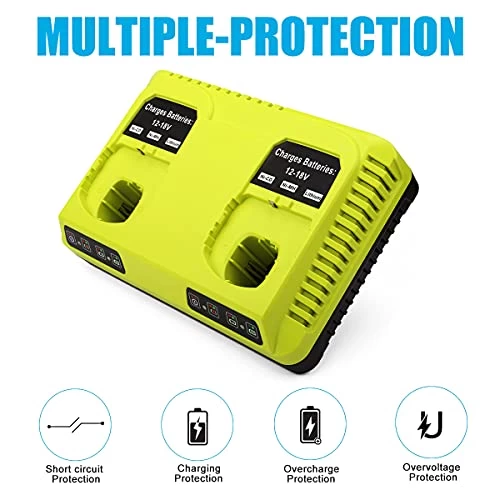 Energup 2Port P117 Dual Chemistry Ryobi 18V Battery Charger For Ryobi 18V Battery ONE+ P117 P118 For Ryobi 18V Max… 5 Energup 2Port P117 Dual Chemistry Ryobi 18V Battery Charger For Ryobi 18V Battery ONE+ P117 P118 For Ryobi 18V Max… - Image 5