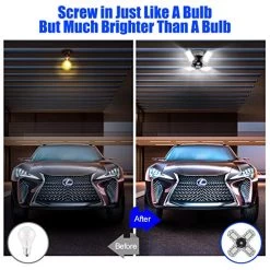 Led Garage Light 2 Pack 80W Aluminum Garage Lights 6000K Garage Light 8000lm Adjustable Four Leaf Garage Lighting… -Garden Supply Store 51gNKpXEDPL