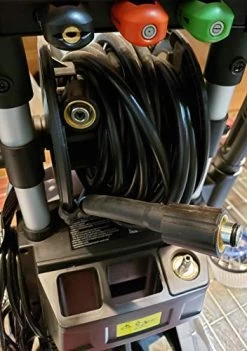 Annovi Reverberi AR383SS 1900 PSI Electric Pressure Washer, Blue, 30′ Hose -Garden Supply Store 51gQE7vkU0L