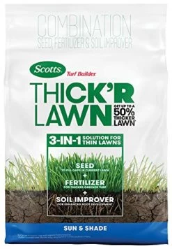Scotts 30158 Turf Builder Thick’R Lawn Sun And Shade, 40 LB