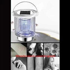 GutReise Bug Fly Insect Mosquito Killer Zapper,Solar Electric Indoor Outdoor Garden Modern Flashion LED Light Lamps… -Garden Supply Store 51h9P9xNytL