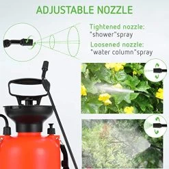 VIVOSUN 1.35-Gallon Pump Pressure Sprayer, Pressurized Lawn & Garden Water Spray Bottle With Adjustable Shoulder Strap… 8 VIVOSUN 1.35-Gallon Pump Pressure Sprayer, Pressurized Lawn & Garden Water Spray Bottle With Adjustable Shoulder Strap… -Garden Supply Store 51hULsW9RuL