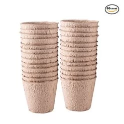 3Ãâ‚¬� Peat Pots Pack Of 50 Ãâ‚¬â€œ Perfect Seedling & Herb Seed Starter Pots – 30 Free Plant Markers -greenfingers… -Garden Supply Store 51iAxXXgZgL