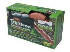 Trim Free Landscape Edging – 10′ Of Interlocking Adjustable Brick Sections – Blocks Grass And Weeds – Terra Cotta -Garden Supply Store 51j4eDpZp L