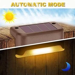 Solar Deck Lights Outdoor, 16 Pcs Solar Step LED Waterproof Lighting For Outdoor Deck, Patio, Stair, Yard, Path And… -Garden Supply Store 51j5jT98SbL