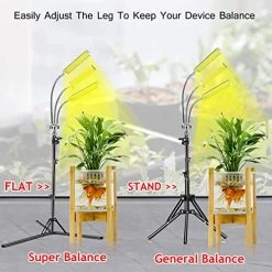 Abonnylv Grow Light Floor LED Grow Light With Stand, Tri-Head Sunlike Full Spectrum 150W 330 LEDs Plant Light For Indoor… -Garden Supply Store 51jLwUjxZSL
