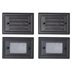 Paradise GL22682BK Low Voltage Aluminum 7W Deck Light (Black, 4 Pack)