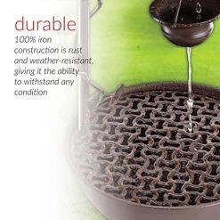 Alpine Metal Hanging 6-Cup Tier Layered Fountain, 36 Inch Tall , Bronze 11 Alpine Metal Hanging 6-Cup Tier Layered Fountain, 36 Inch Tall , Bronze -Garden Supply Store 51lCv9C OUL