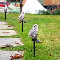 Forart Garden Solar Lights Outdoor, OWL Shape Waterproof LED Decorative Garden Stake Lights For Pathway Walkway Yard… -Garden Supply Store 51lHfBj0s7L